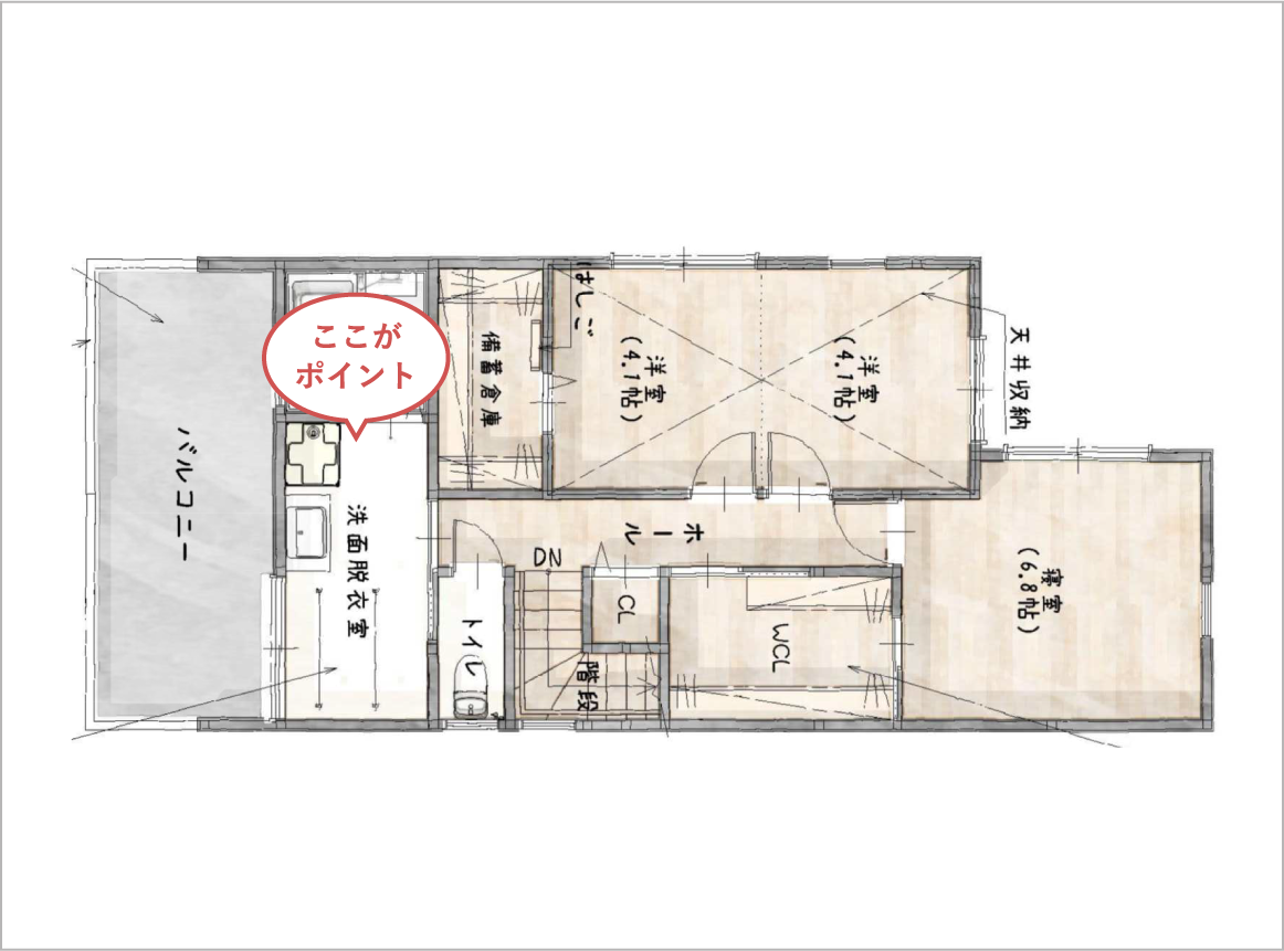 ママ目線の家の間取りを可愛く設計 京都市の注文住宅 工務店ならハウスアップ